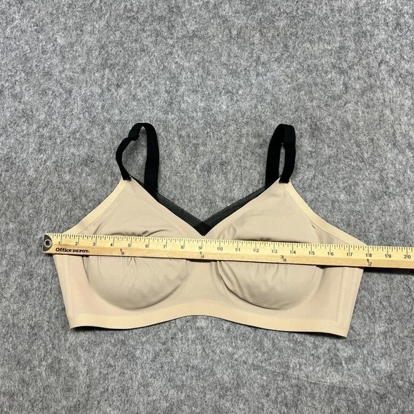 Honeylove Bra Womens 1X Beige Wireless Padded Lightly Lined Plus Size Mesh - Picture 16 of 16
